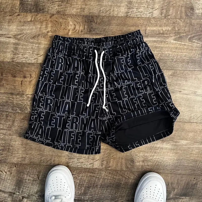 “ETERNAL LIFE” MESH SHORTS