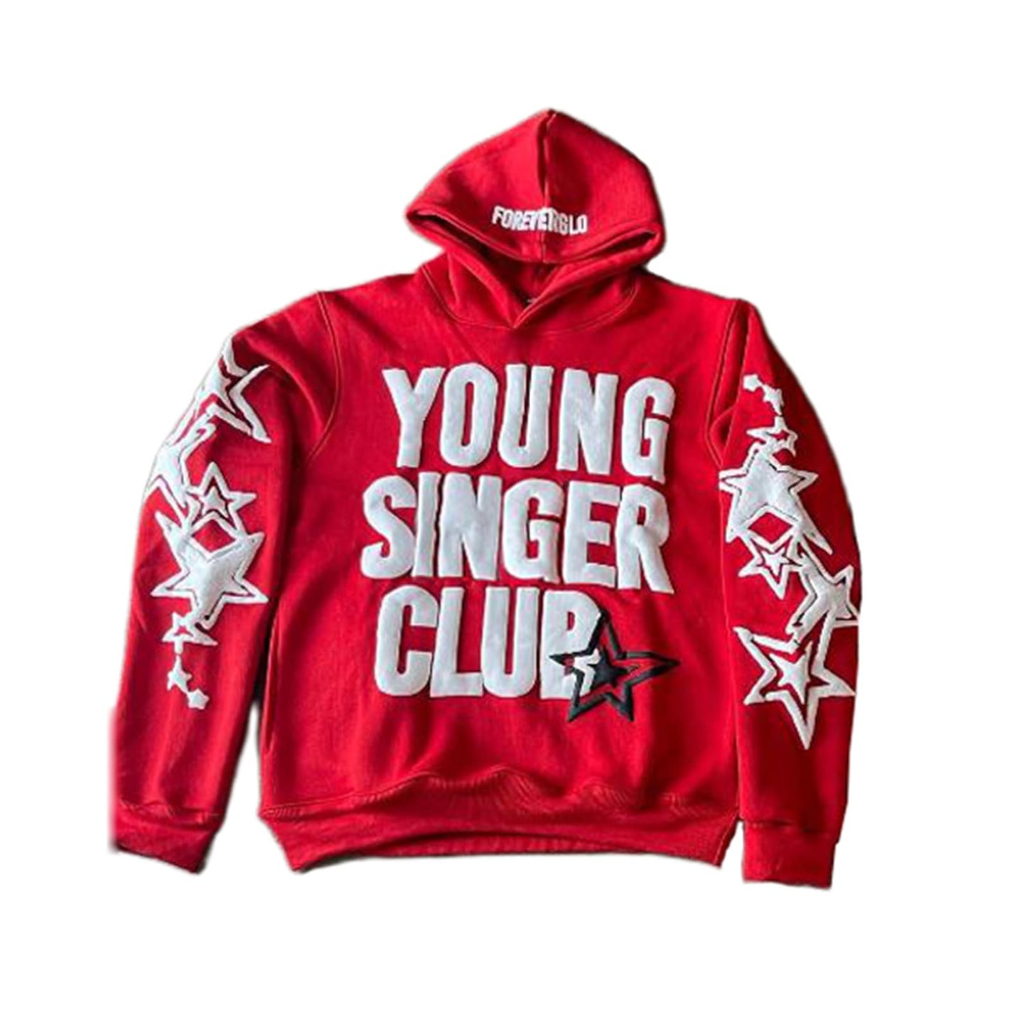 Young Singer Club White & Red "Hoodie"