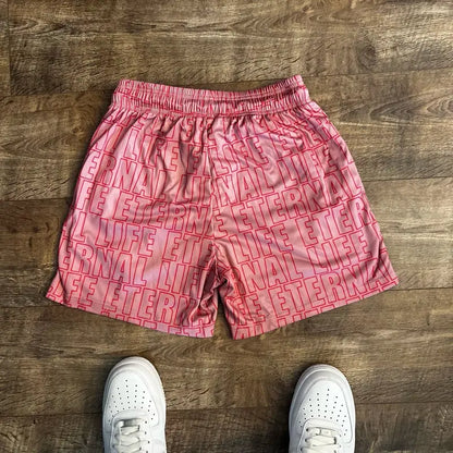 “ETERNAL LIFE” MESH SHORTS